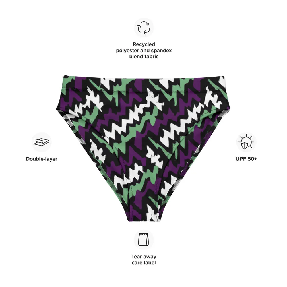 Regal High-Waisted Bikini Bottom