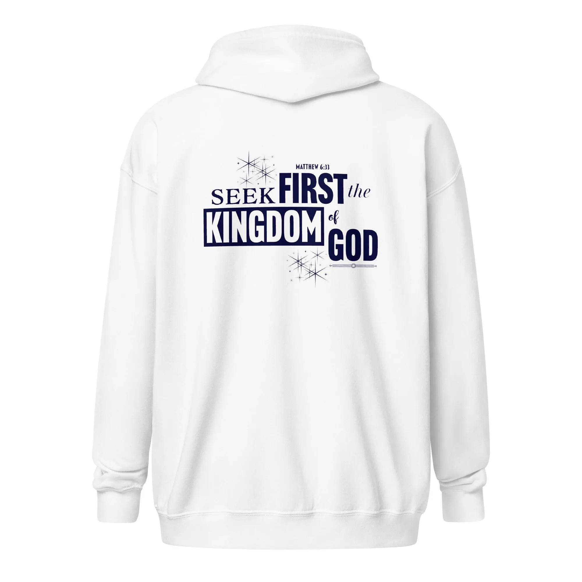 Seek First the Kingdom Unisex Full-Zip Hoodie