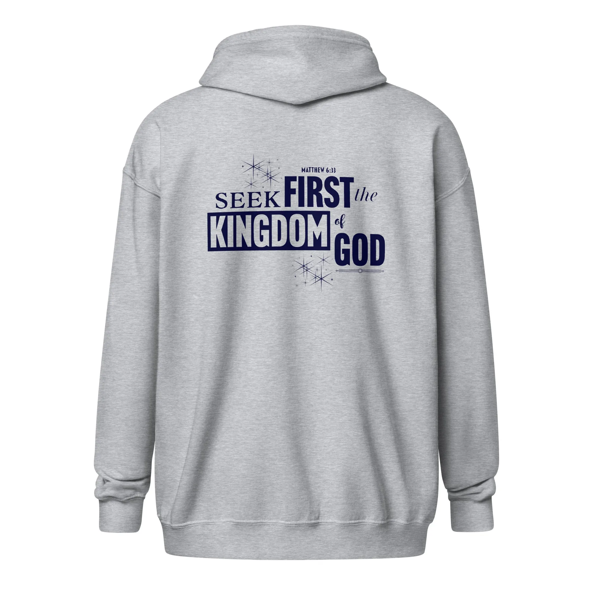 Seek First the Kingdom Unisex Full-Zip Hoodie