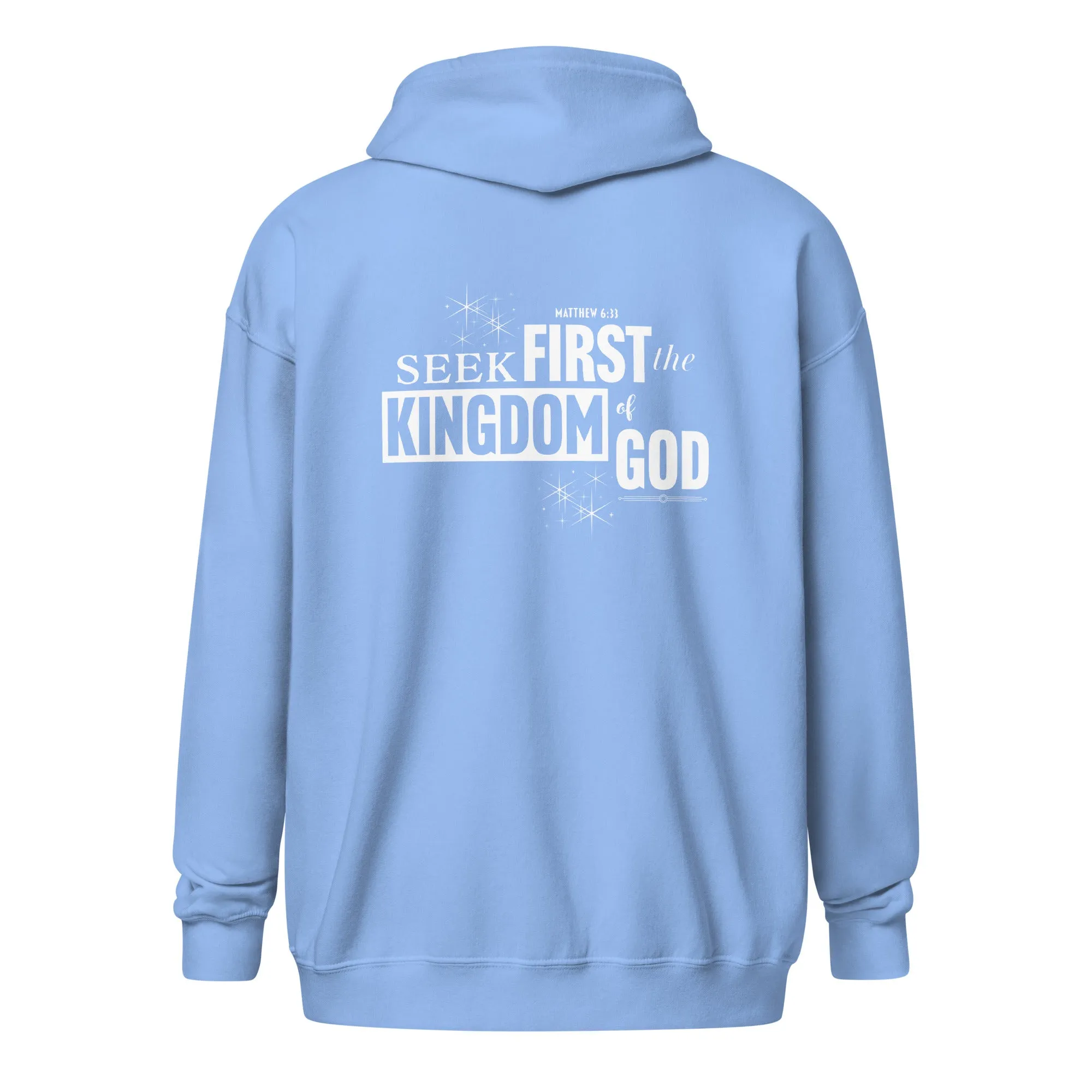 Seek First the Kingdom Unisex Full-Zip Hoodie
