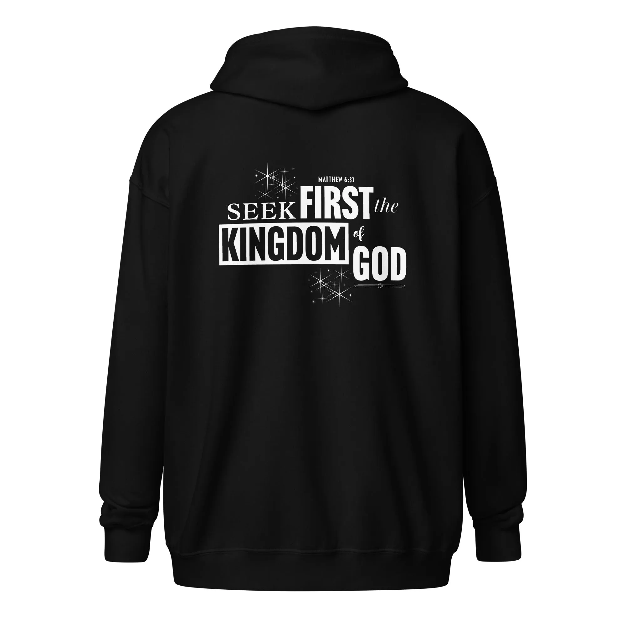Seek First the Kingdom Unisex Full-Zip Hoodie