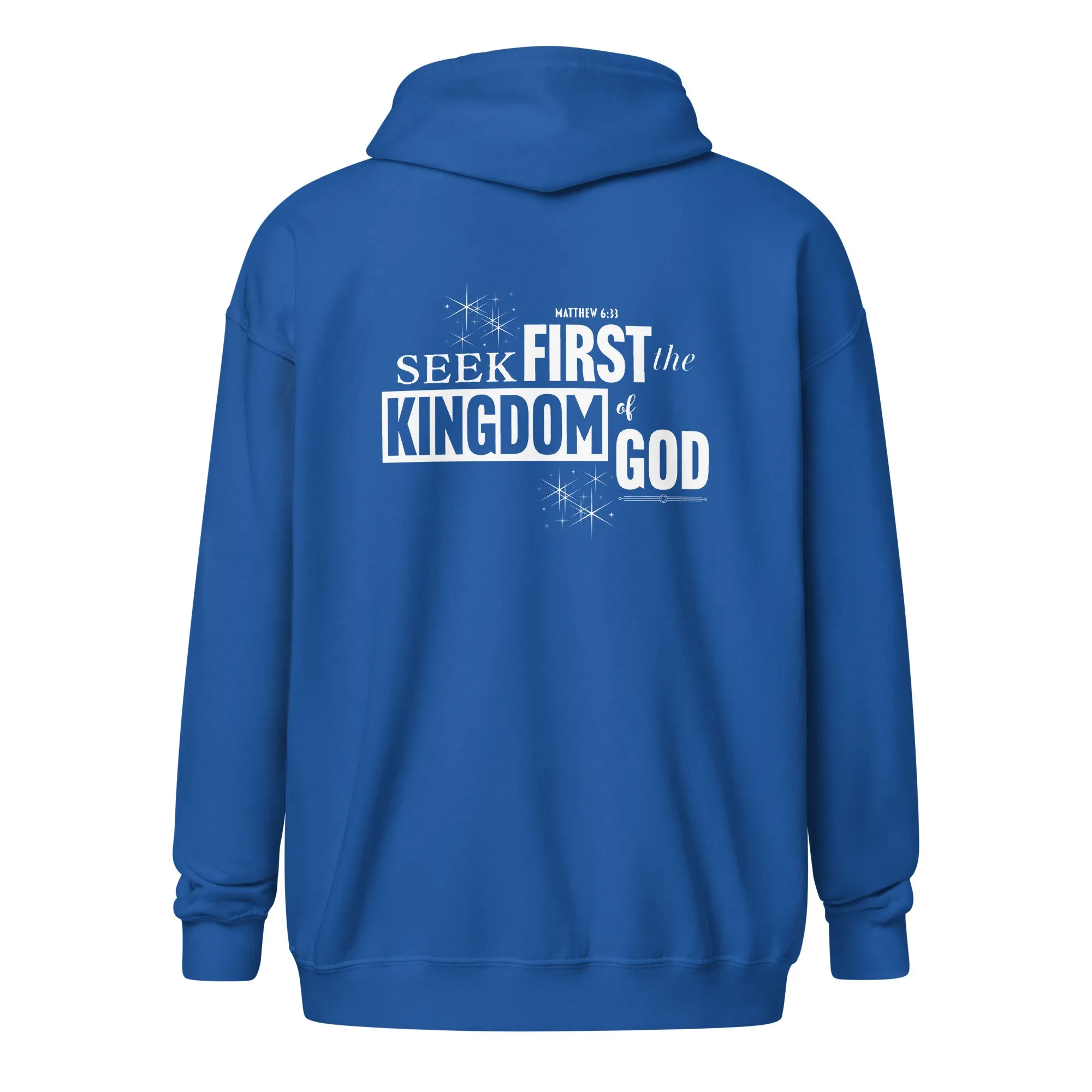 Seek First the Kingdom Unisex Full-Zip Hoodie