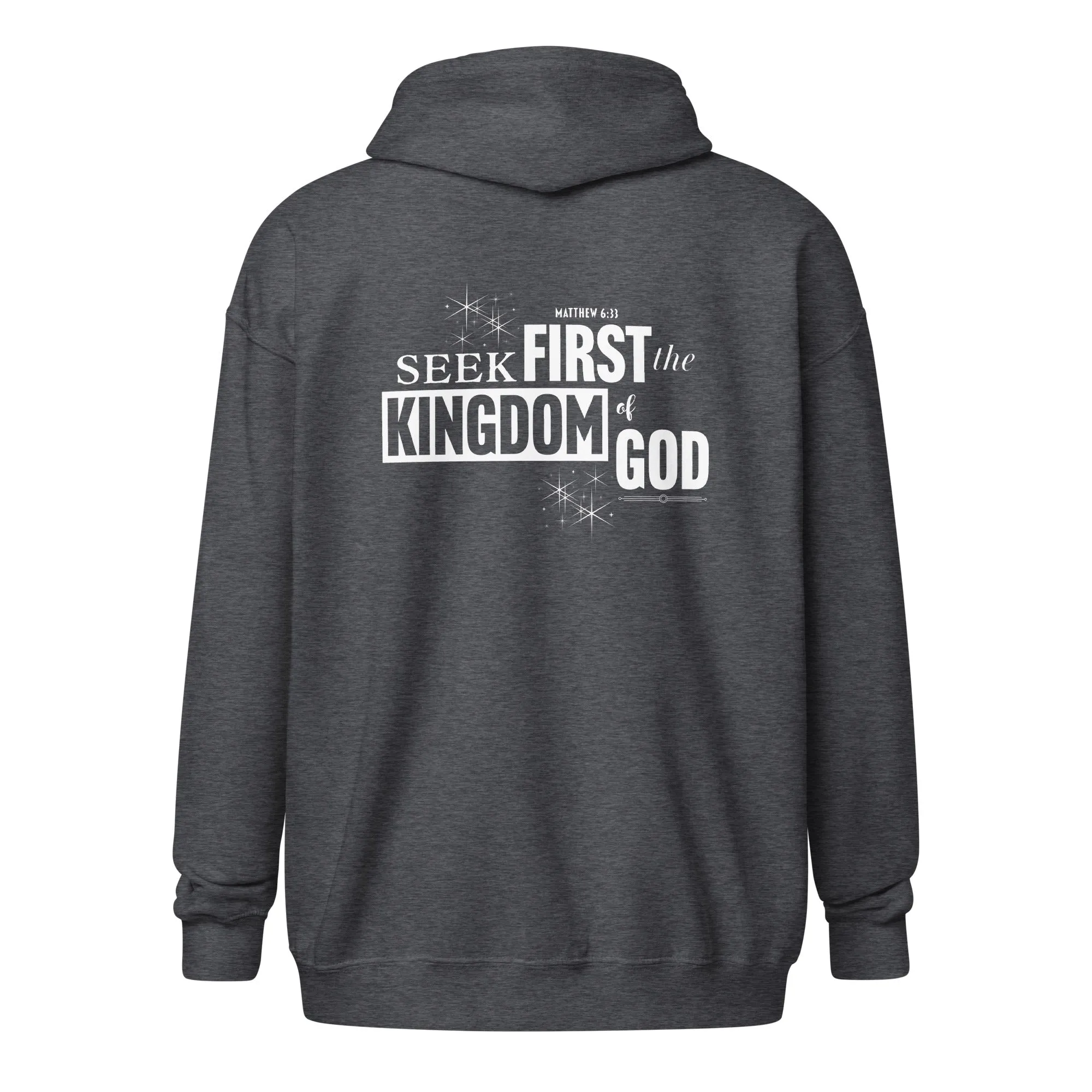 Seek First the Kingdom Unisex Full-Zip Hoodie