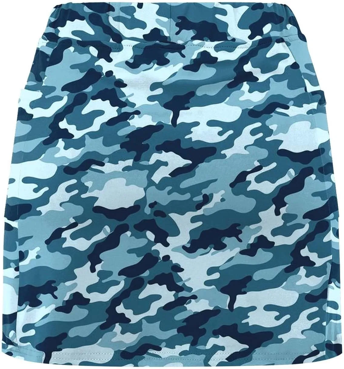 Skorts for Woman Athleisure Skirt with Pockets Camouflage Printed Mid Rise Skirts Tennis Tummy Control High Waisted