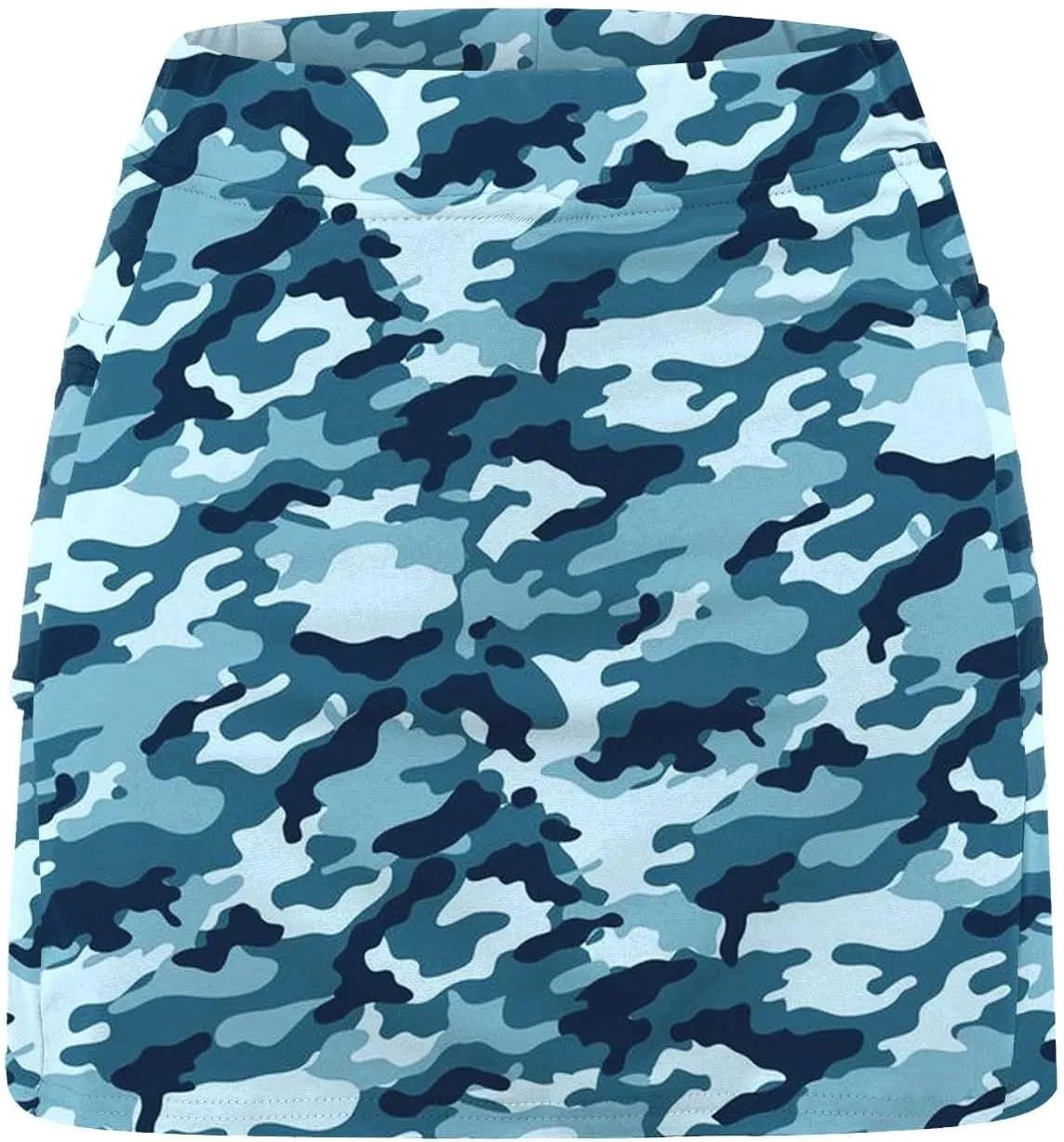 Skorts for Woman Athleisure Skirt with Pockets Camouflage Printed Mid Rise Skirts Tennis Tummy Control High Waisted