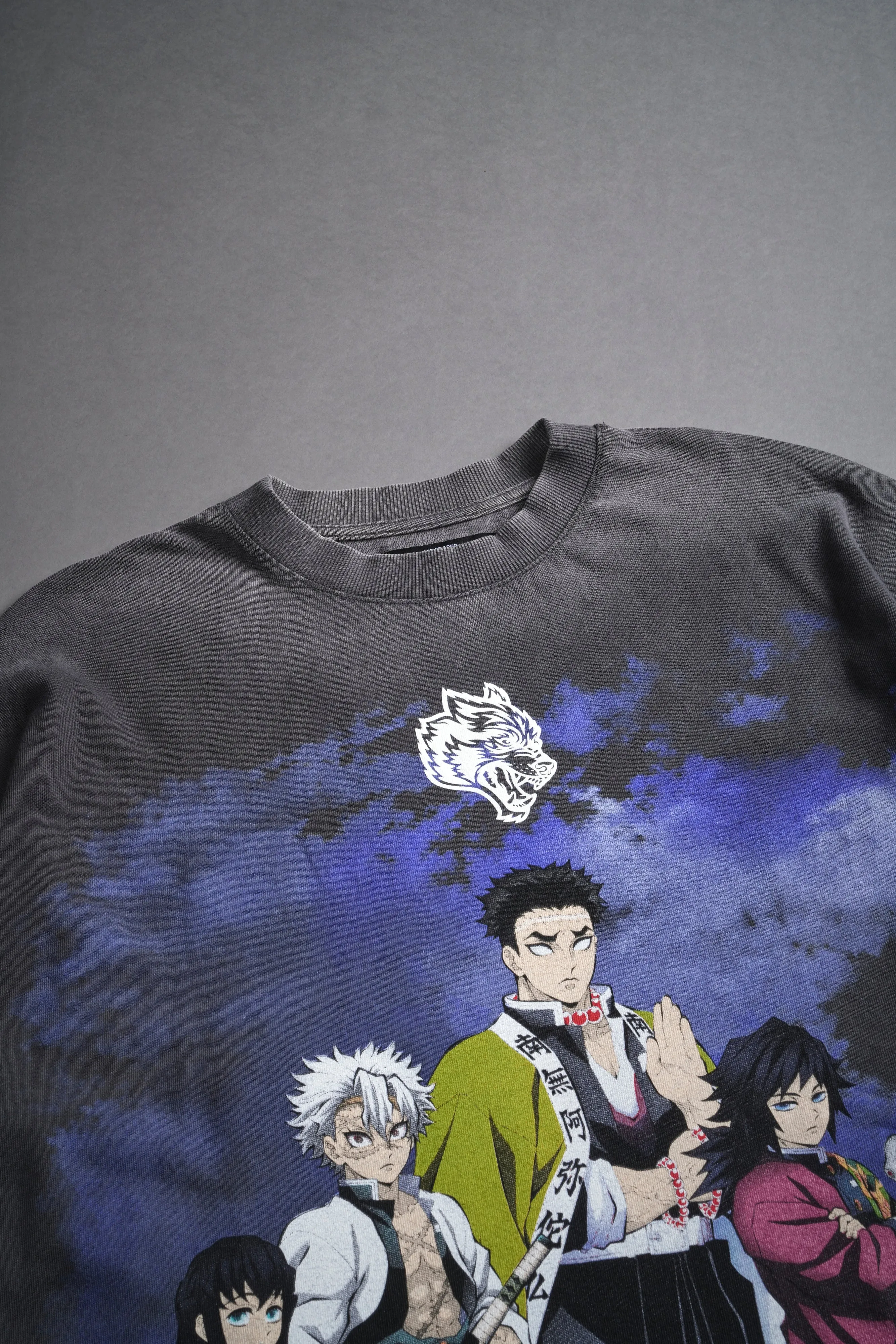 The Hashira "Premium" Oversized Tee in Wolf Gray