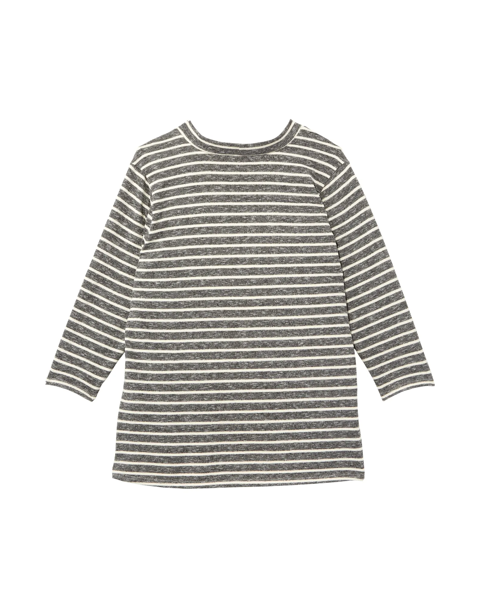 Wendy 3/4 Sleeve Sweater-Knit Cardigan | Light Grey / Ivory