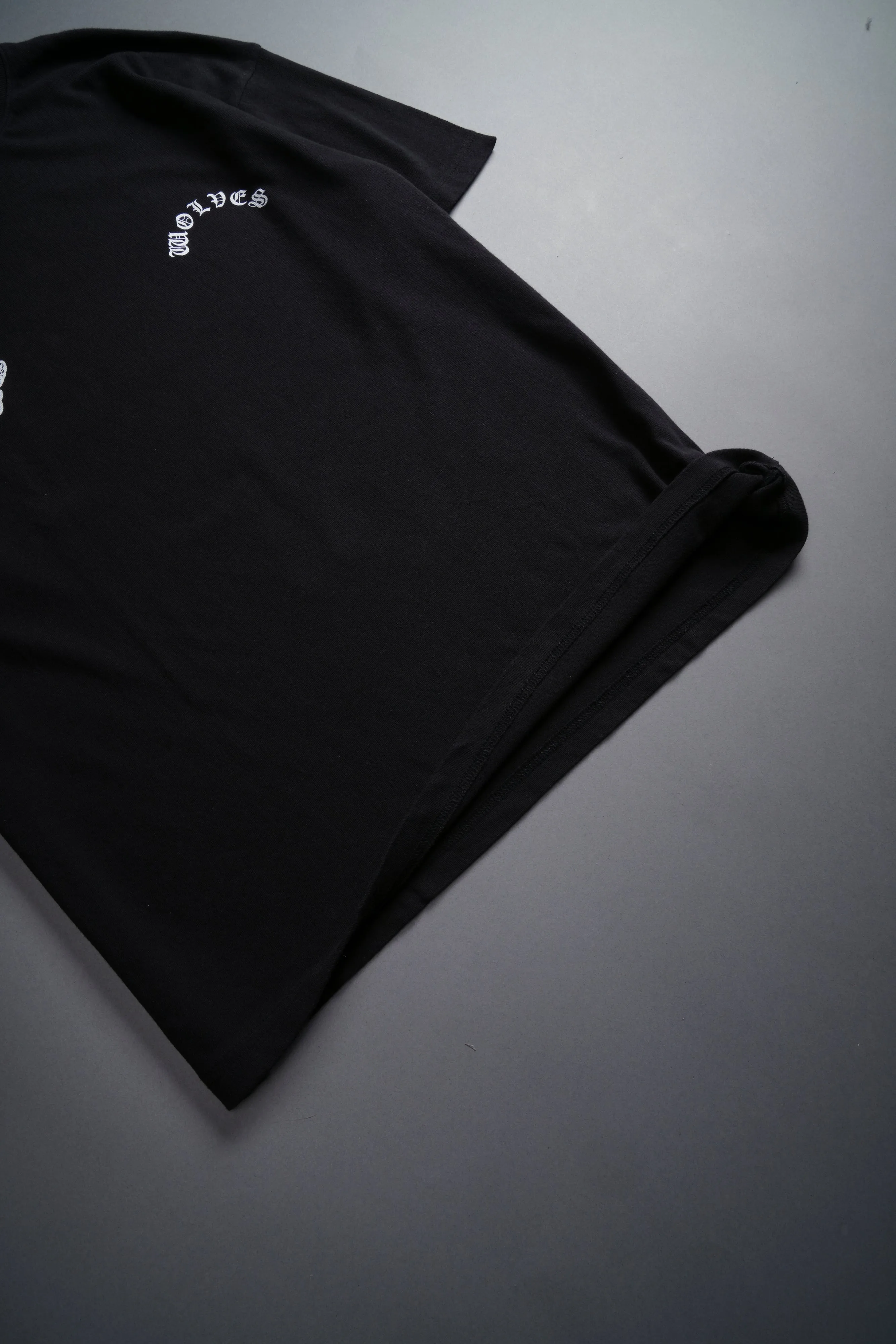 Wolf Chopper "Premium" Oversized Tee in Black