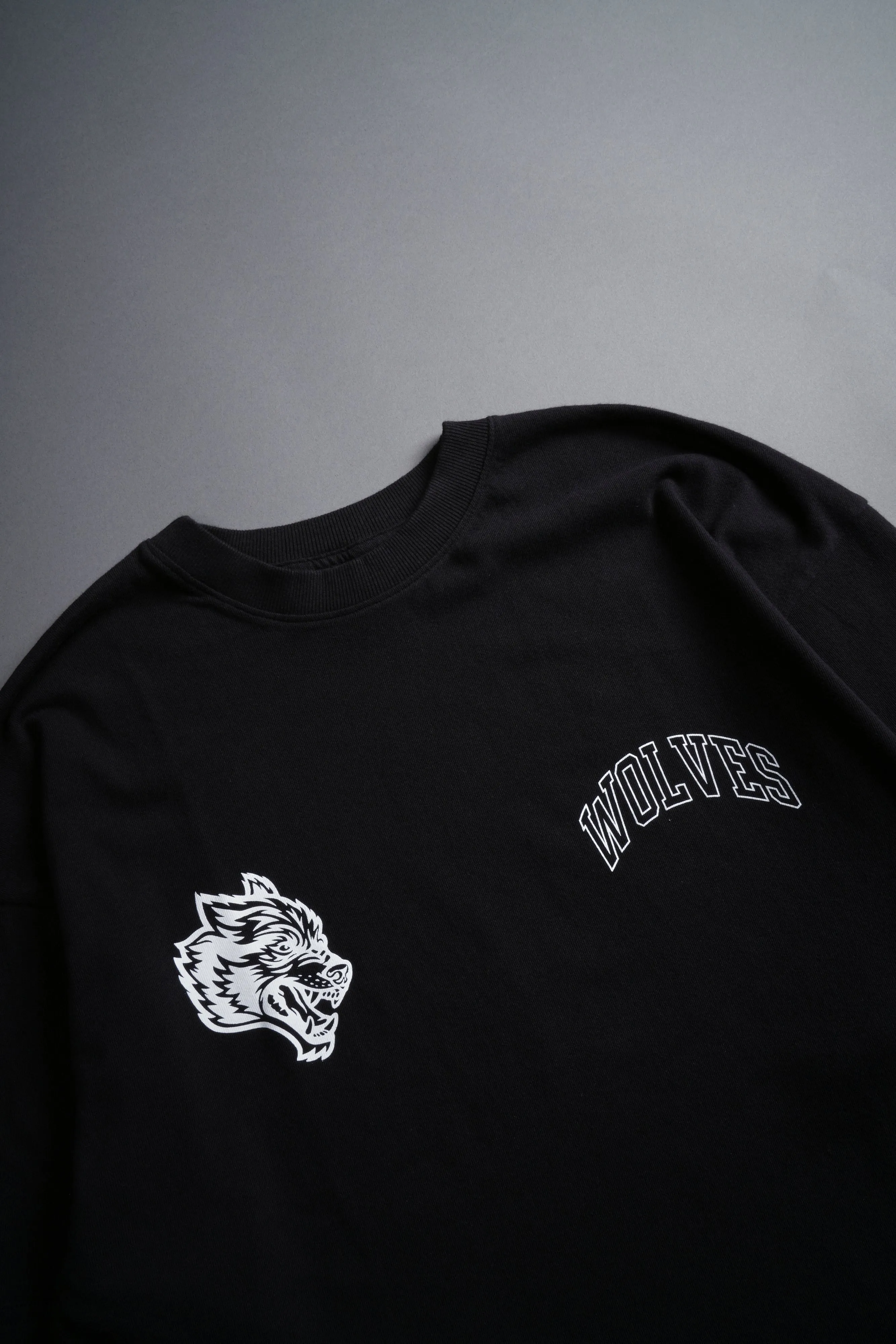 Wolf Loyalty "Premium" Oversized Tee in Black