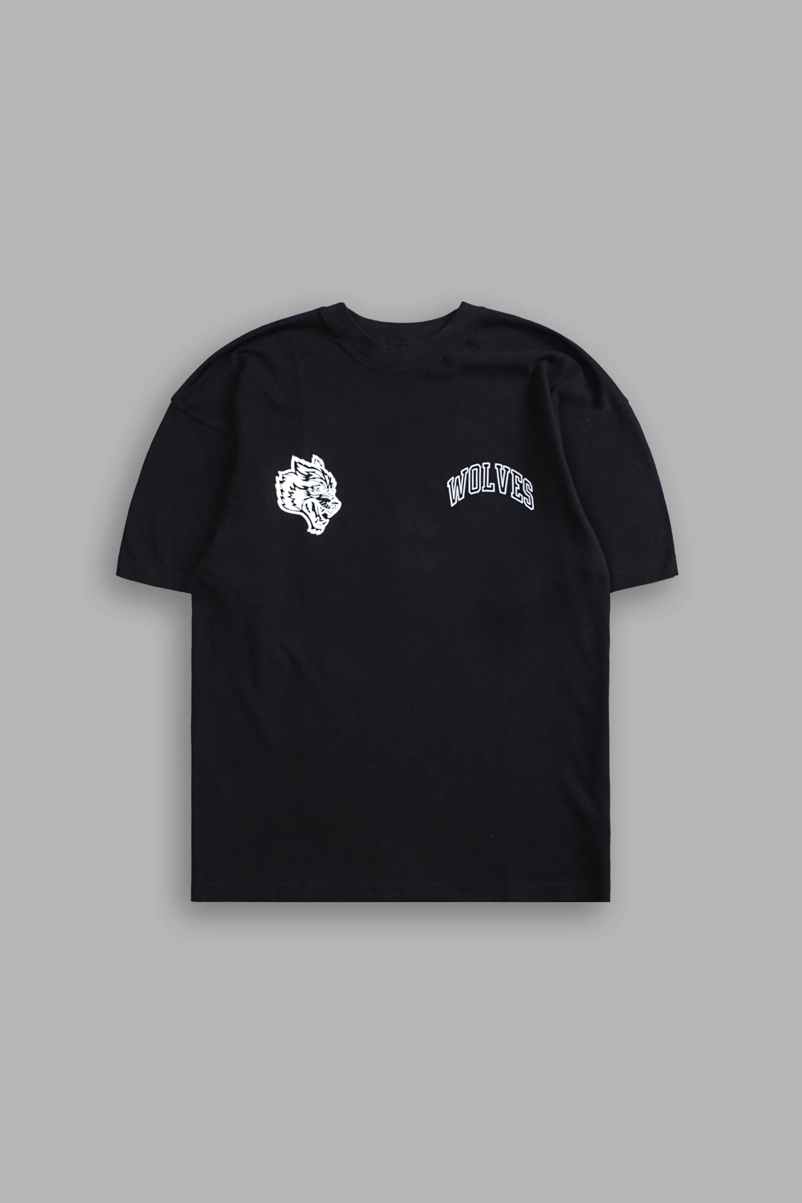 Wolf Loyalty "Premium" Oversized Tee in Black