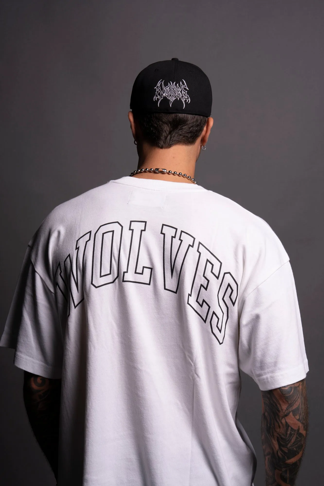 Wolf Loyalty "Premium" Oversized Tee in White