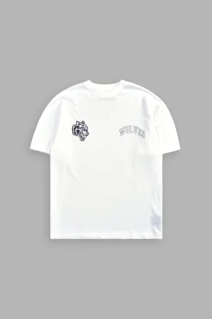 Wolf Loyalty "Premium" Oversized Tee in White