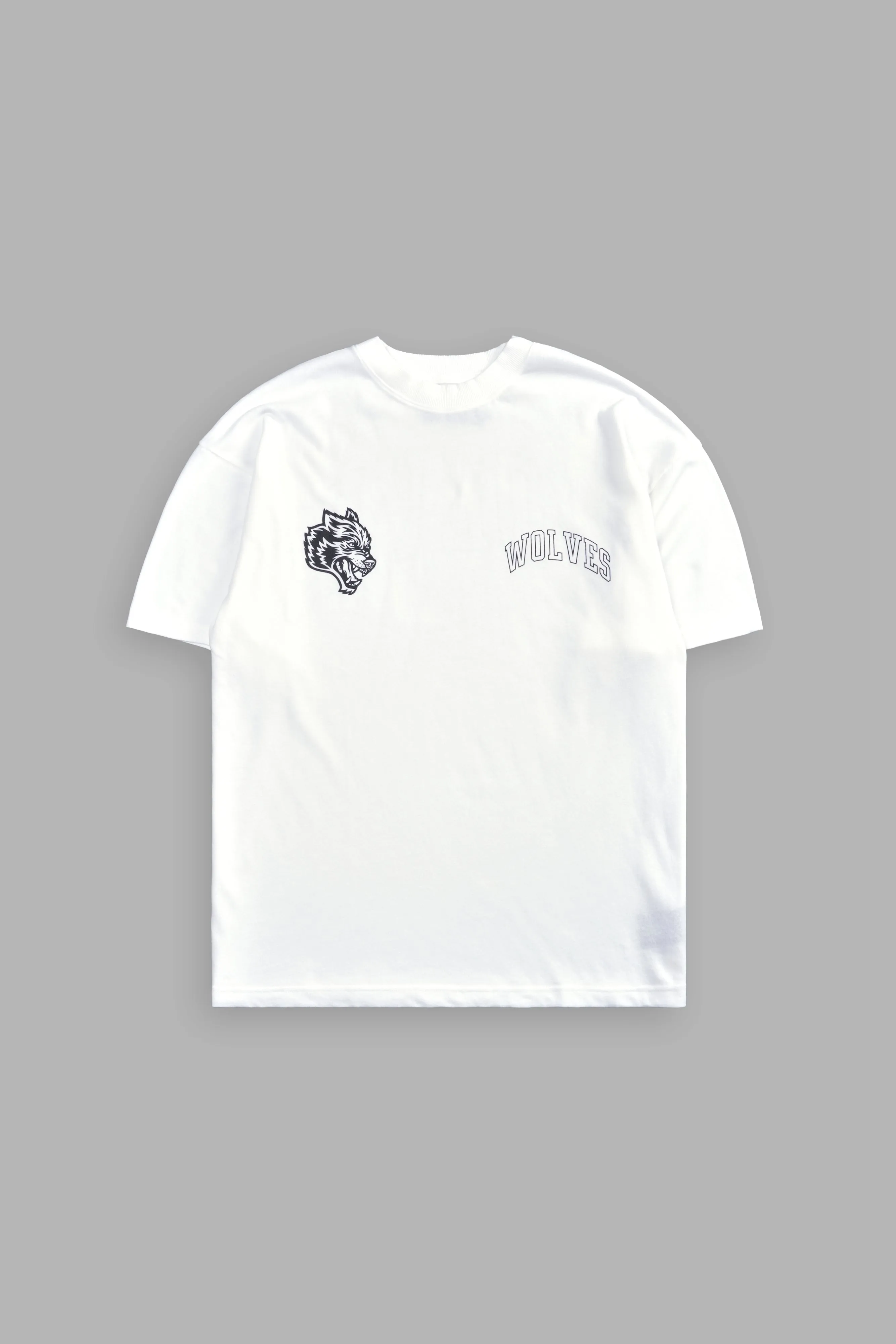 Wolf Loyalty "Premium" Oversized Tee in White