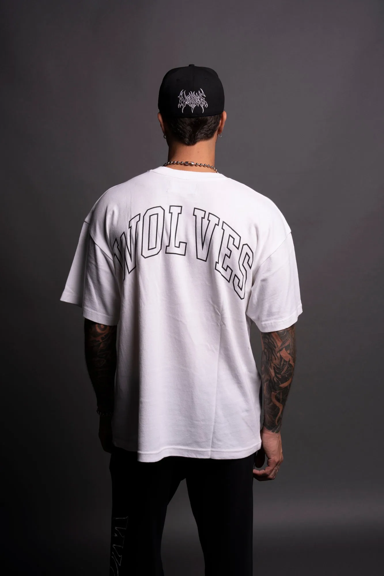 Wolf Loyalty "Premium" Oversized Tee in White