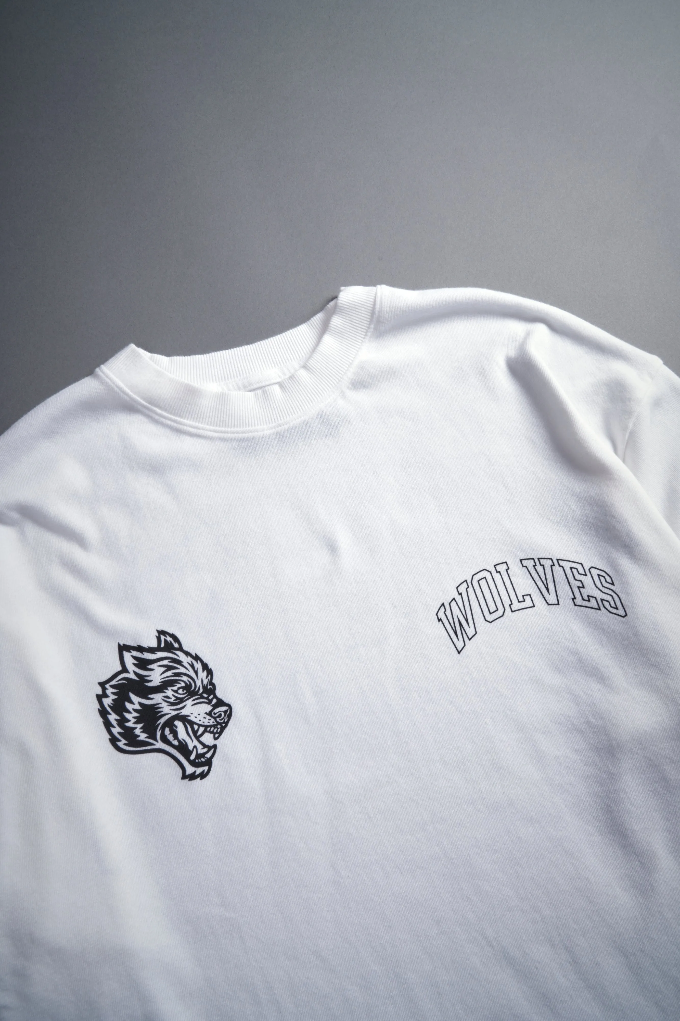Wolf Loyalty "Premium" Oversized Tee in White