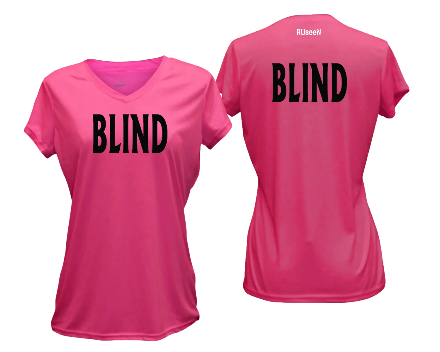 Women's BLIND Short Sleeve Shirt - Reflective or Black Text