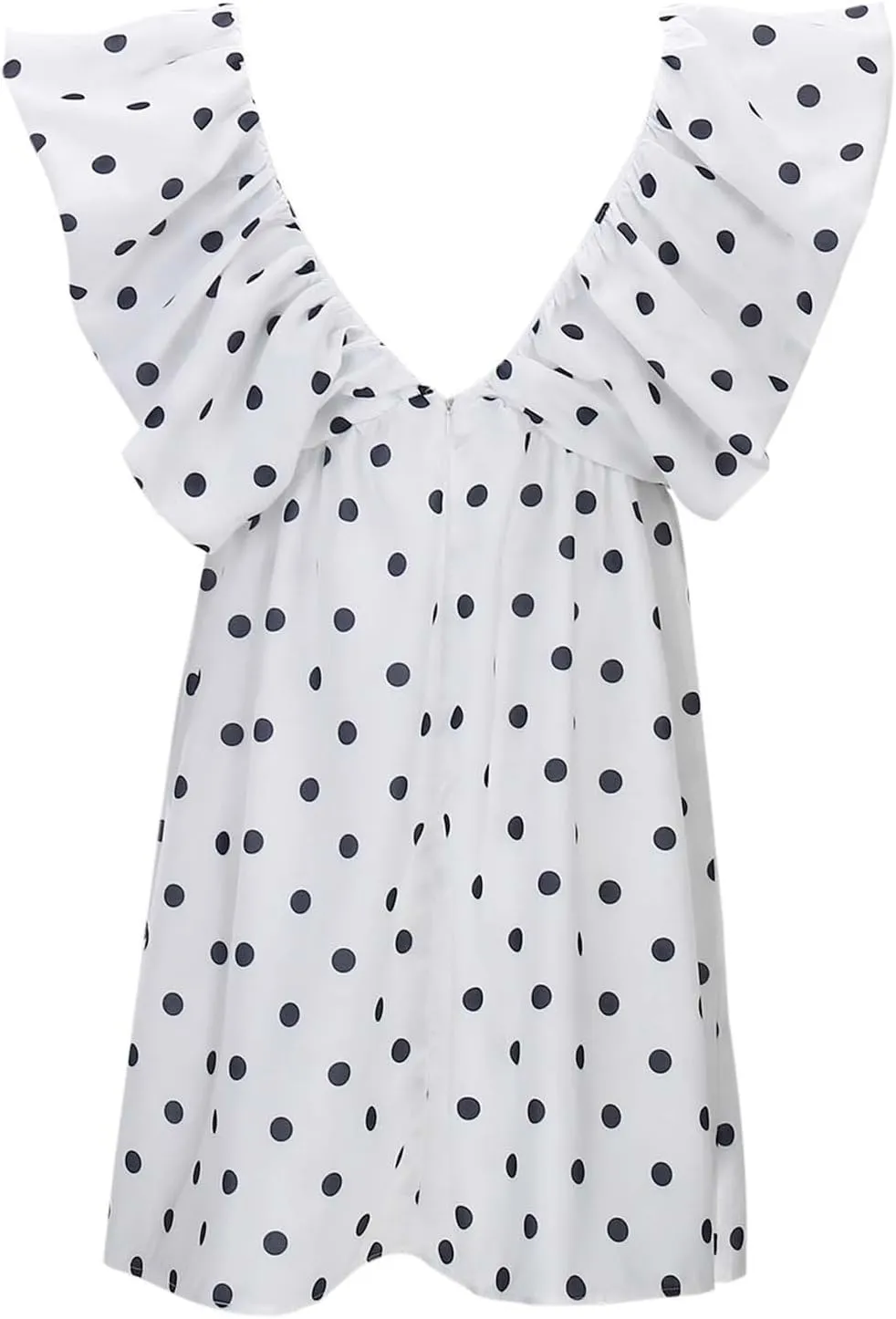 Women's Floral Print Mini Dress V Neck Puff Sleeve Short Babydoll Bow Dress Boho Floral Bow Flowy Sundresses