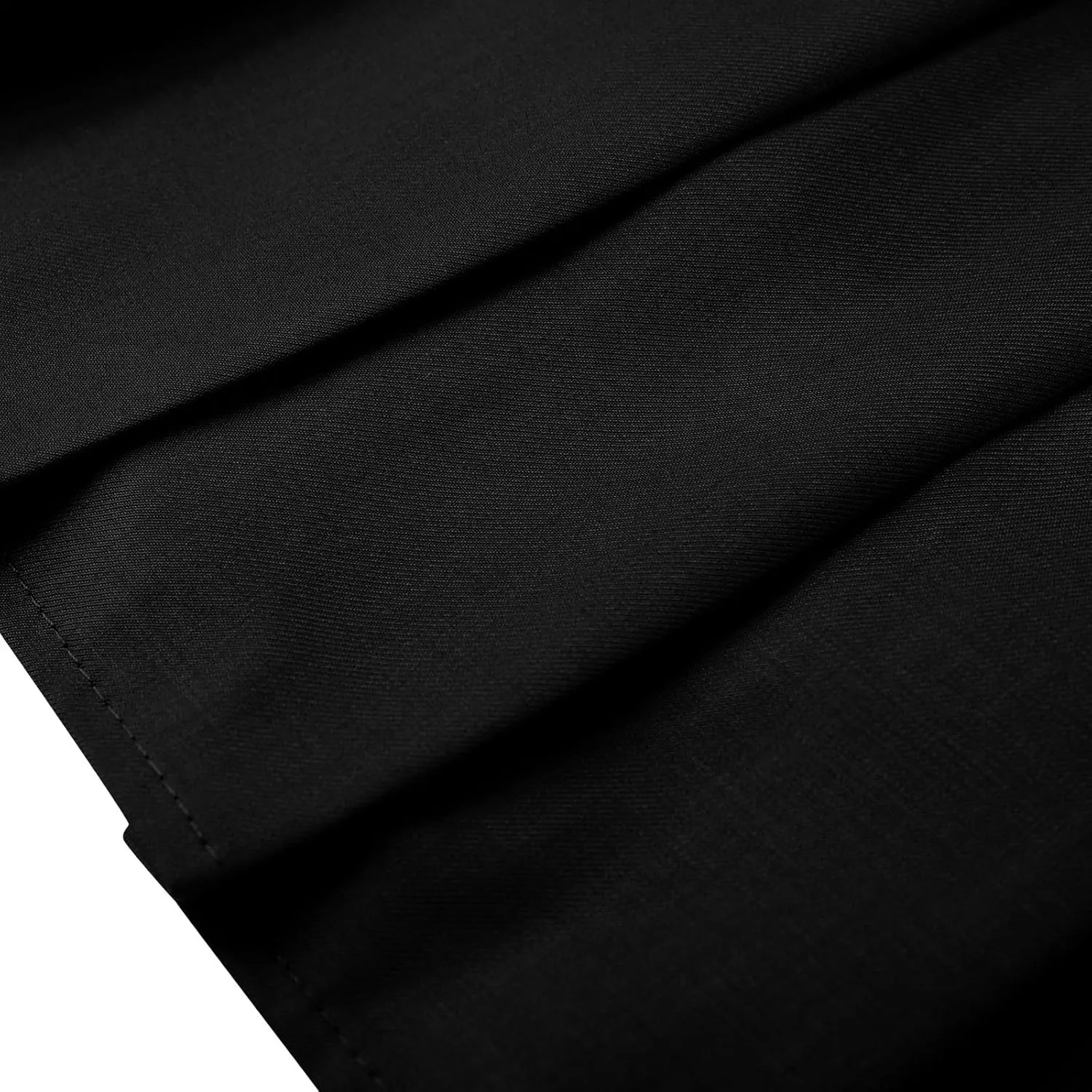 Women's High Waisted Pleated Midi Skirt, Solid Color Basic A-Line Skirts School Uniform Outdoor Sports Tennis Skirt