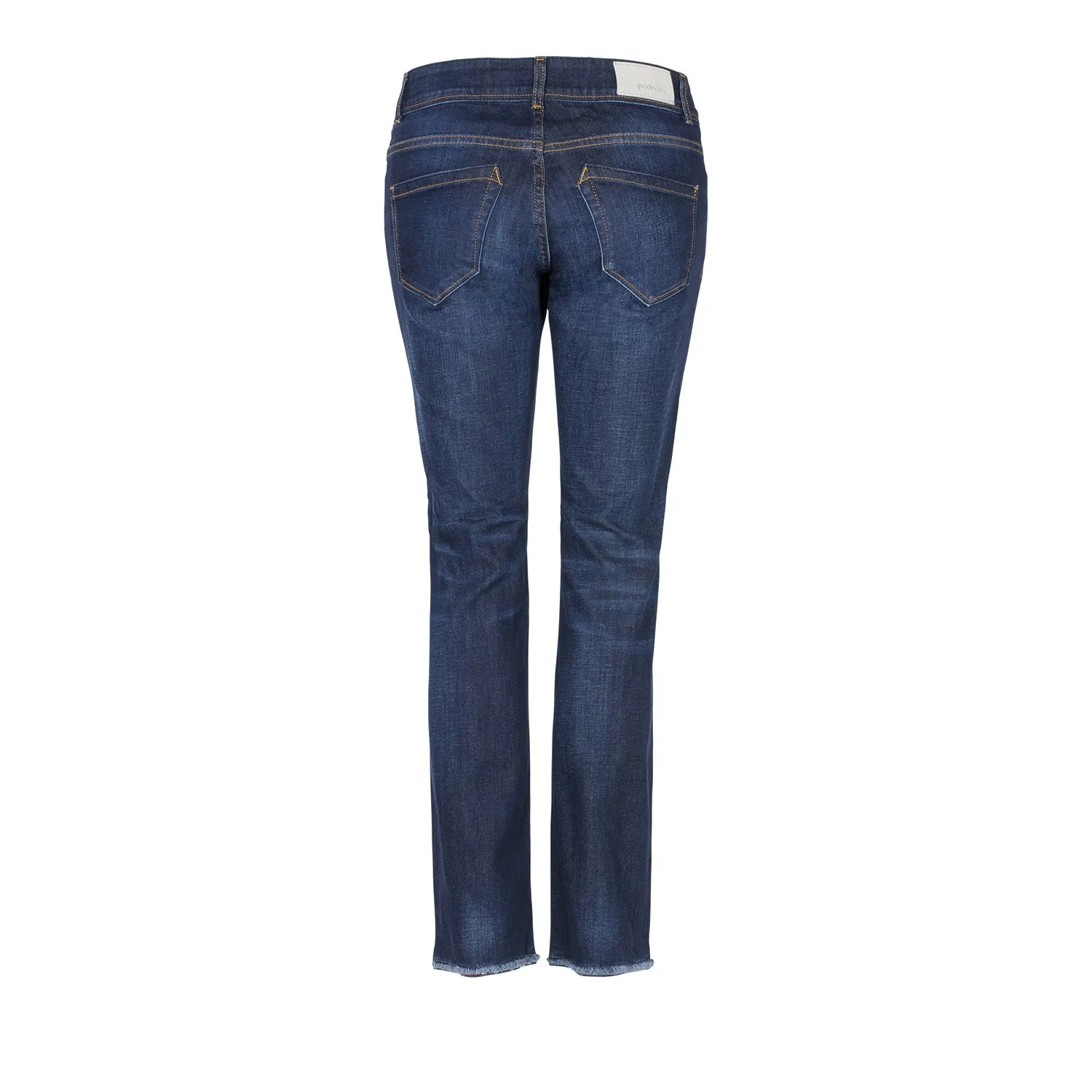 Womens Straight Cropped Jeans - Kyanos